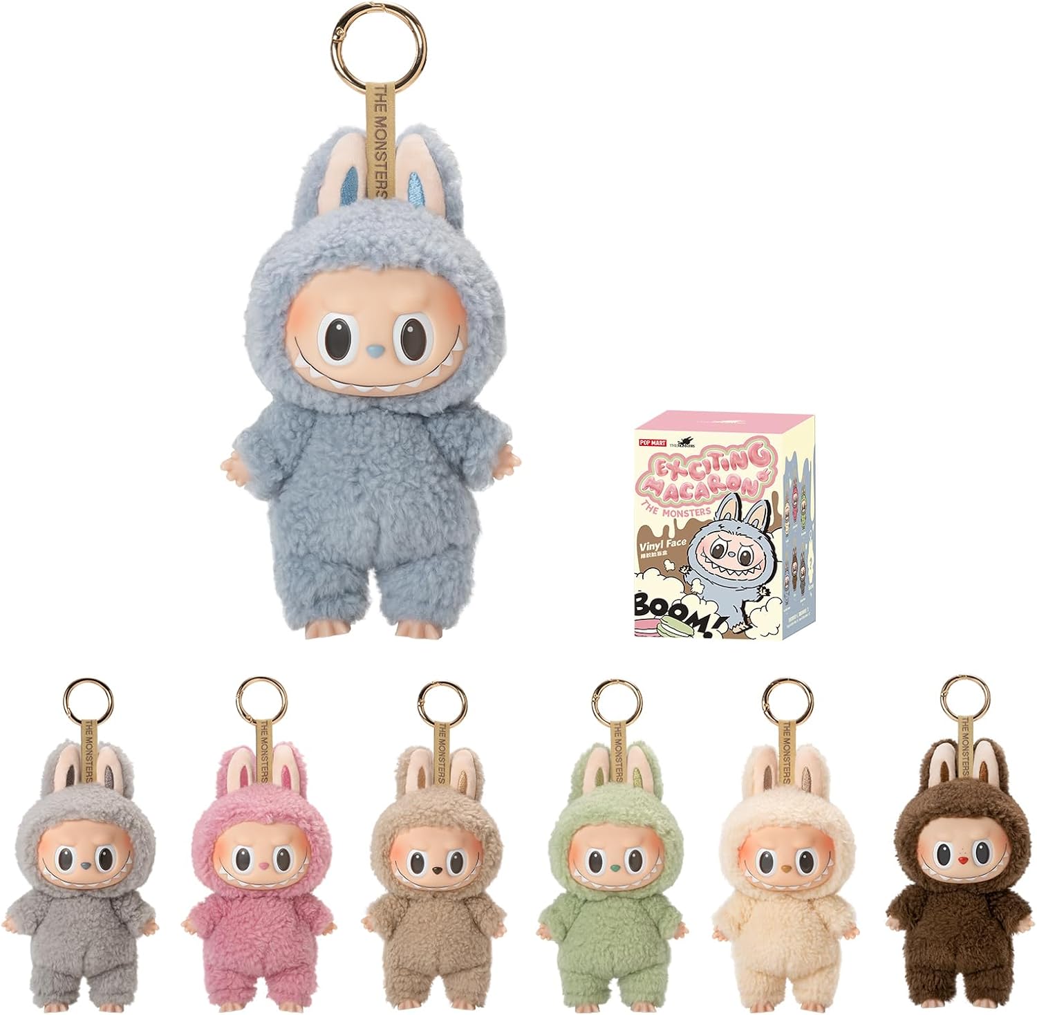 LABUBU™ – Série Surprise Monsters Exciting Macaron (Popmart Authentique)